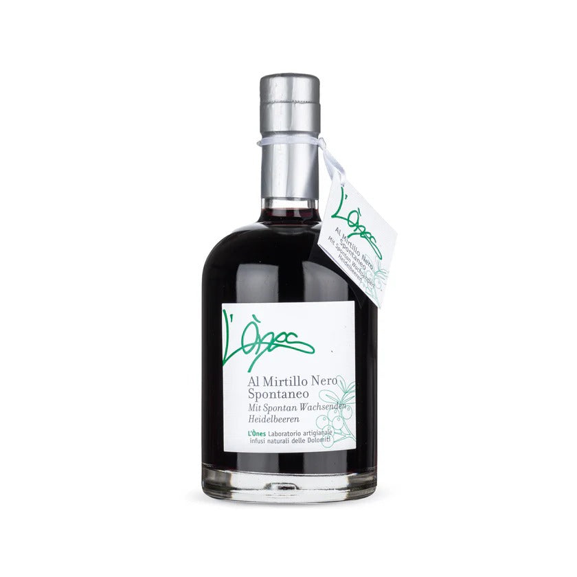 Grappa Artigianale L'Ones al mirtillo nero spontaneo 500 ml.