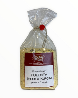 Polenta Istantanea Speck e Porcini 350 g.